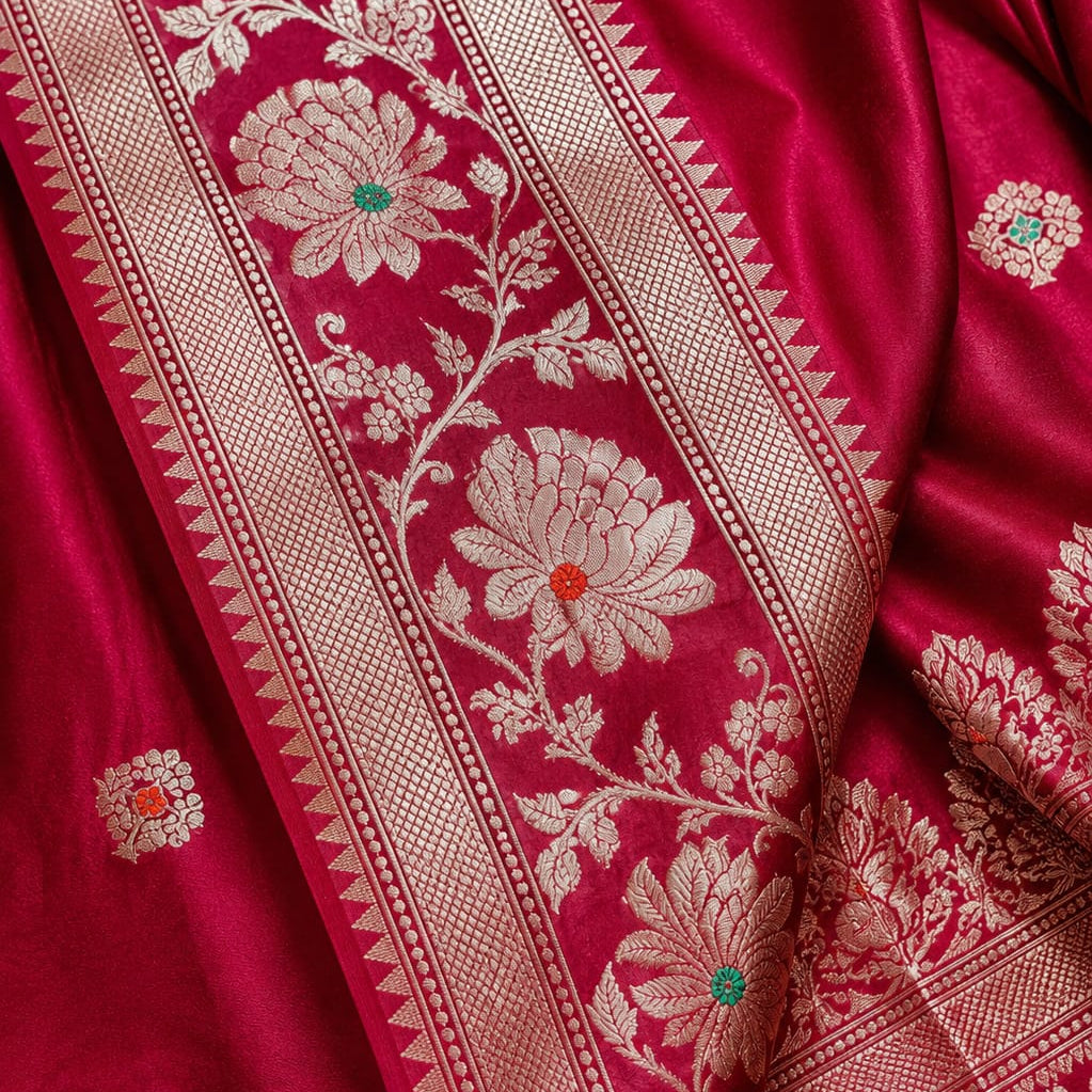 Viscose Mango Silk Saree