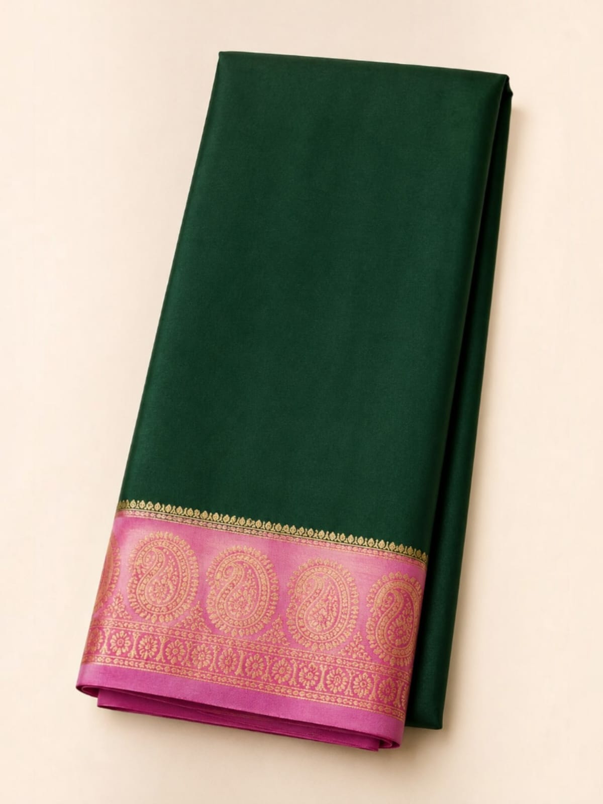 Mysore Semi Crepe Silk  Mango design