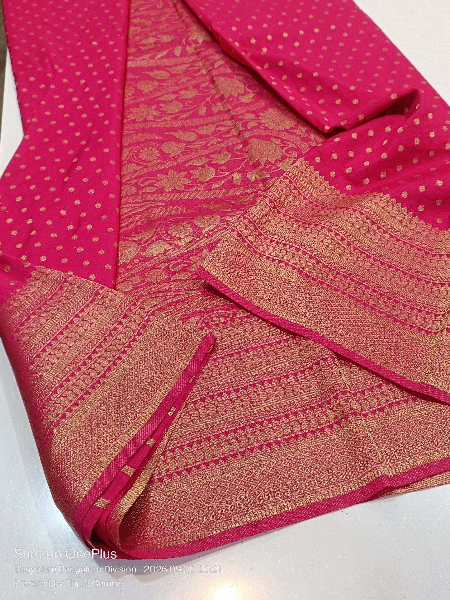 Banaras Kaddi Georgette saree