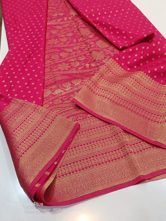 Banaras Kaddi Georgette saree