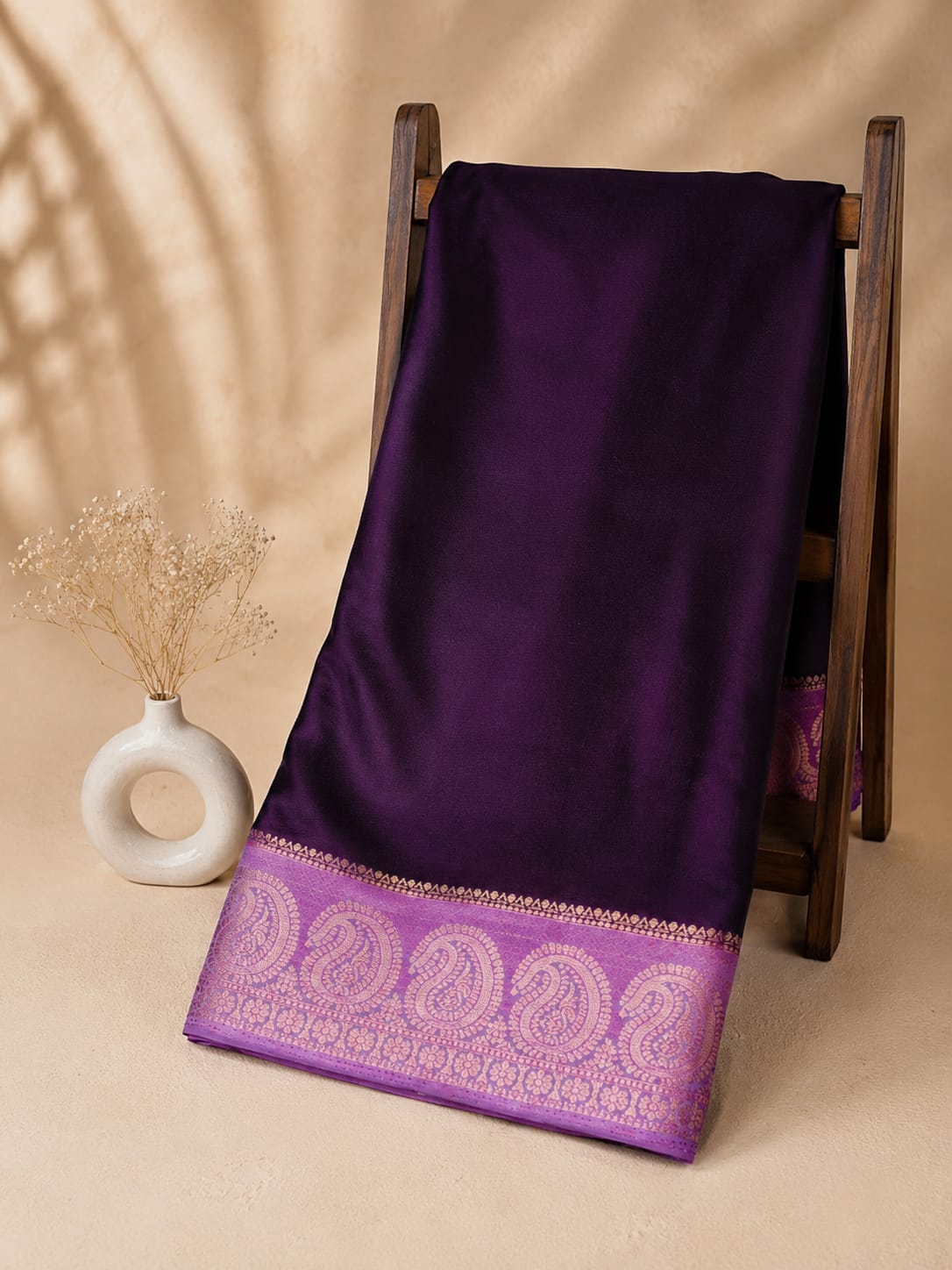 Mysore semi crepe silk  Mango design