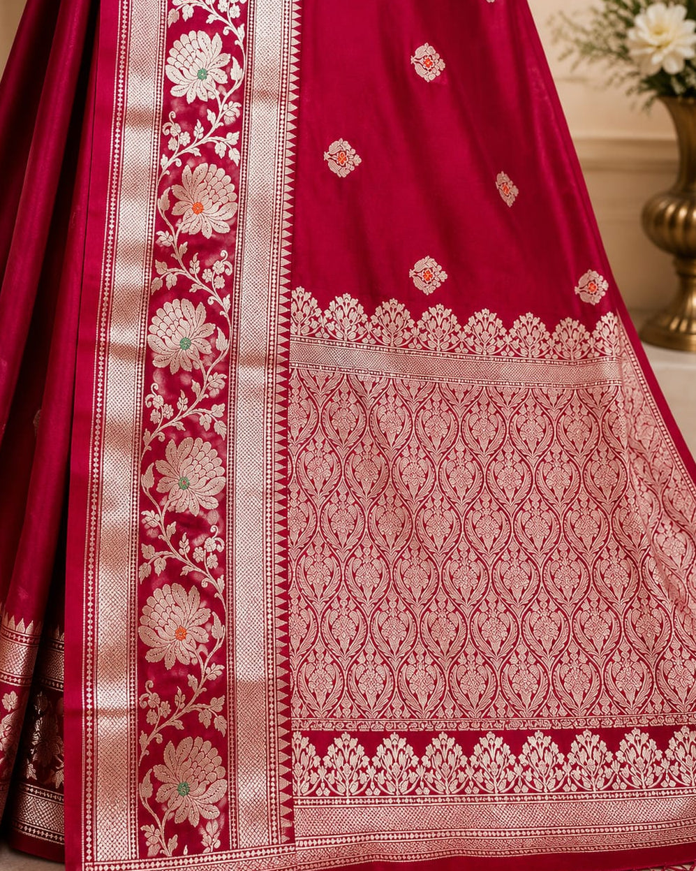 Viscose Mango Silk Saree